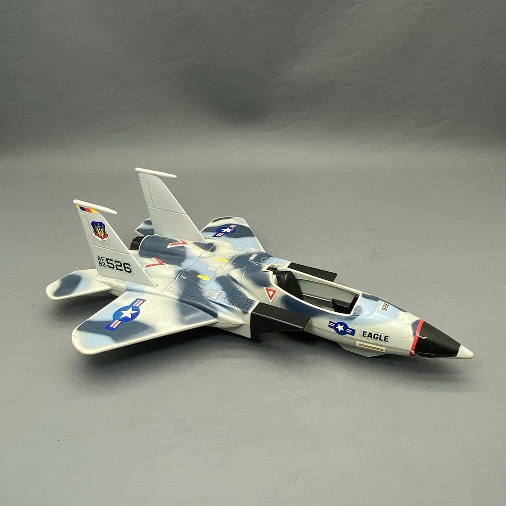 Eagle AF 526 Jet Fighter,‎ 1982 Fisher Price Plane, 14" Incomplete